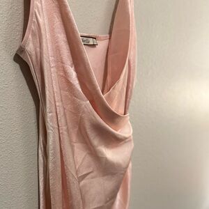 Abella Elegant Blush Midi Dress